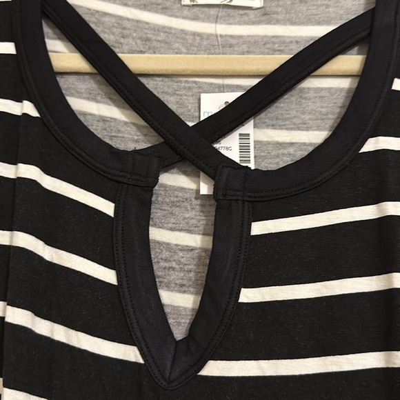 Size 1X Maurices Striped Long Sleeve Dress - Picture 4 of 5